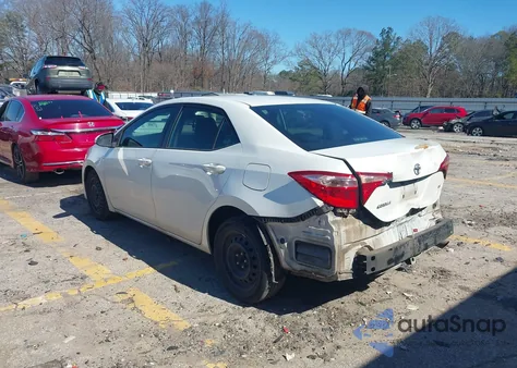 2018 Toyota Corolla Le from USA, damaged, VIN 5YFBURHEXJP747579